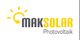 Logo von MAK Solar Photovoltaik mit gelbem Sonnensymbol und Steckersymbol über dem Schriftzug.