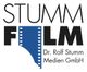 Logo der Stummfilm Dr. Rolf Stumm Medien GmbH mit Filmstreifen-Design.