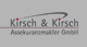 Logo von Kirsch & Kirsch Assekuranzmakler GmbH mit stilisiertem grafischen Element.