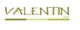 Logo mit der Aufschrift "Valentin" in grünen Buchstaben auf weißem Hintergrund.