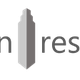 Logo met tekst "urban escape" en een afbeelding van een grijze wolkenkrabber in het midden.