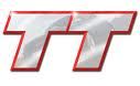 Logo mit den roten Buchstaben "TT" auf weißem Hintergrund.