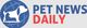 Pet News Daily logo with dog and cat silhouette in a blue circle.