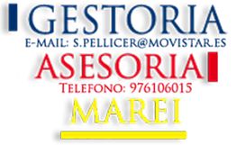 Texto de contacto para servicios de gestoría y asesoría. Correo: s.pellicer@movistar.es