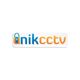 "unikcctv logo with a padlock design preceding the text."