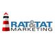 Logo mit Leuchtturm, Text: RAT&TAT MARKETING.