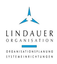 Logo der Lindauer Organisation mit Schriftzug für Organisationsplanung und Systeme.