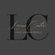 Logo met de tekst: "LC, Loriana Couture, Luxury Evening Dresses" op een donkere achtergrond.