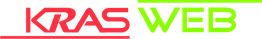 Logo mit rotem "KRAS" und grünem "WEB" auf schwarzem Hintergrund.