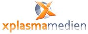 Logo mit orange-grauem "X" und Text "xplasmamedien" daneben.