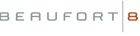 Logo mit dem Text "BEAUFORT 8" in grauer und roter Schrift auf weißem Hintergrund.