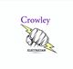 Crowley Electrician Services logo with a fist and lightning bolt motif.