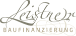 Logo mit Schriftzug "Leistner Baufinanzierung" in künstlerischer Schrift.