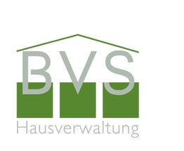 Logo von BVS Hausverwaltung mit drei grünen Quadraten und einem Hausdach.
