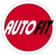 Rotes Logo mit weißem Text "AUTOFIT".