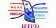 Logo mit Text: "Heat Transfer Process Design" und Kürzel "HTPD". Pfeile und Diagrammsymbol.