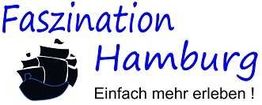 Logo mit Segelschiff und Text: "Faszination Hamburg. Einfach mehr erleben!"