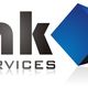Logo mit schwarzem "mk SERVICES" Text und einem blauen, dreidimensionalen Würfel rechts.