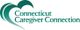 Logo: Two green heart shapes with "Connecticut Caregiver Connection" text.