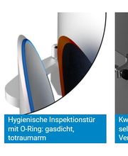 Hygienische Dichtungen und Inspektionstüren 
