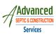 Logo of "Advanced Septic & Construction Services" with green and orange text.