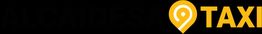 Logotipo con la palabra "TAXI" en amarillo seguido de un icono de ubicación en espiral.