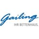 Gailing Logo mit dem Slogan "Ihr Bettenhaus." in blauer und grauer Schrift auf weißem Hintergrund.