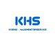 KHS-Logo in Blau, darunter der Schriftzug "Koenig Hausmeisterservice" in Großbuchstaben.