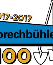 Logo zum 100-jährigen Jubiläum von brechbühler mit Schaufelsymbolen und Jahreszahlen 1917-2017.