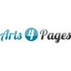 Logo "Arts 4 Pages" in blau und schwarz auf weißem Hintergrund.