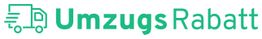 Grünes Logo mit einem Lastwagensymbol und dem Text "UmzugsRabatt".