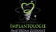 Logo van Implantologie Amsterdam Zuidoost, met een groene tandvorm en een implantaat.
