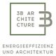 Logo von 3B Architecture mit Schriftzug: "Energieeffizienz und Architektur".