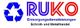 Logo von RUKO mit Recycling-Symbol. Text: Entsorgungsdienstleistungen, Schrott- und Metallhandel.
