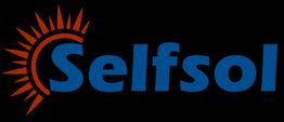 Logo mit dem Wort "Selfsol" und einer stilisierten Sonne links vom Text.