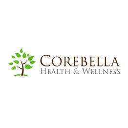 Corebella Health & Wellness logo with a tree icon on the left.