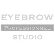 Text: "Eyebrow Professionnel Studio" in grauer Schrift.