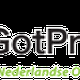Logo van GotPrint.nl met de tekst "Nederlandse Online Drukkerij" in het groen.