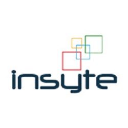 Insyte logo with overlapping colored squares above the text.