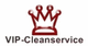 Rote Krone über dem Text "VIP-Cleanservice" auf weißem Hintergrund.