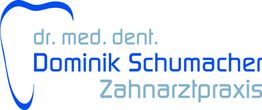 Logo der Zahnarztpraxis Dr. med. dent. Dominik Schumacher mit Zahn-Symbol.