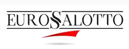 Logo Eurosalotto con scritta nera e forma rossa stilizzata sotto.