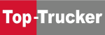 Logo mit rot-grauem Hintergrund und weißem Schriftzug "Top-Trucker".