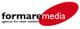 Logo von "formare media" mit rotem Oval, Text: "agentur für neue medien".