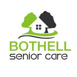 Logo of Bothell Senior Care with a house and tree design in green and black.