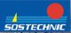 Logo mit blauem Hintergrund, gelbem Dreieck, rotem Kreis und weißem Text "SOSTECHNIC".