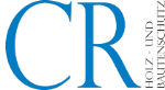 Logo mit blauen Buchstaben "CR", rechts vertikal: "Holz- und Bautenschutz".