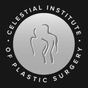 Logo of Celestial Institute of Plastic Surgery with abstract human figures in a circular design.