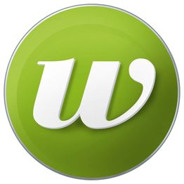 Grünes rundes Logo mit einem stilisierten weißen "w" in der Mitte.