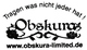 "Logo mit Text: Tragen was nicht jeder hat! Obskura, www.obskura-limited.de, florales Design."